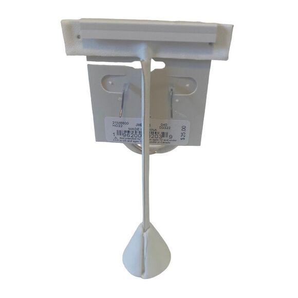 Inlay Crescent Moon Drop Earrings in Blue & Silver Tones. - Picture 4 of 5